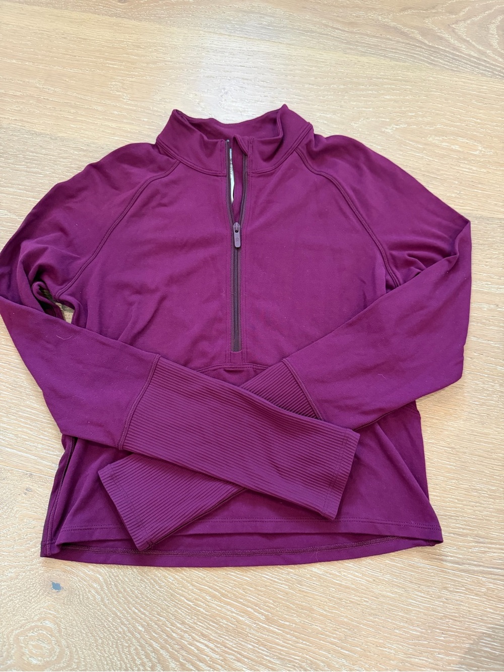 Women’s Lululemon Half-Zip Pullover in Deep Purple